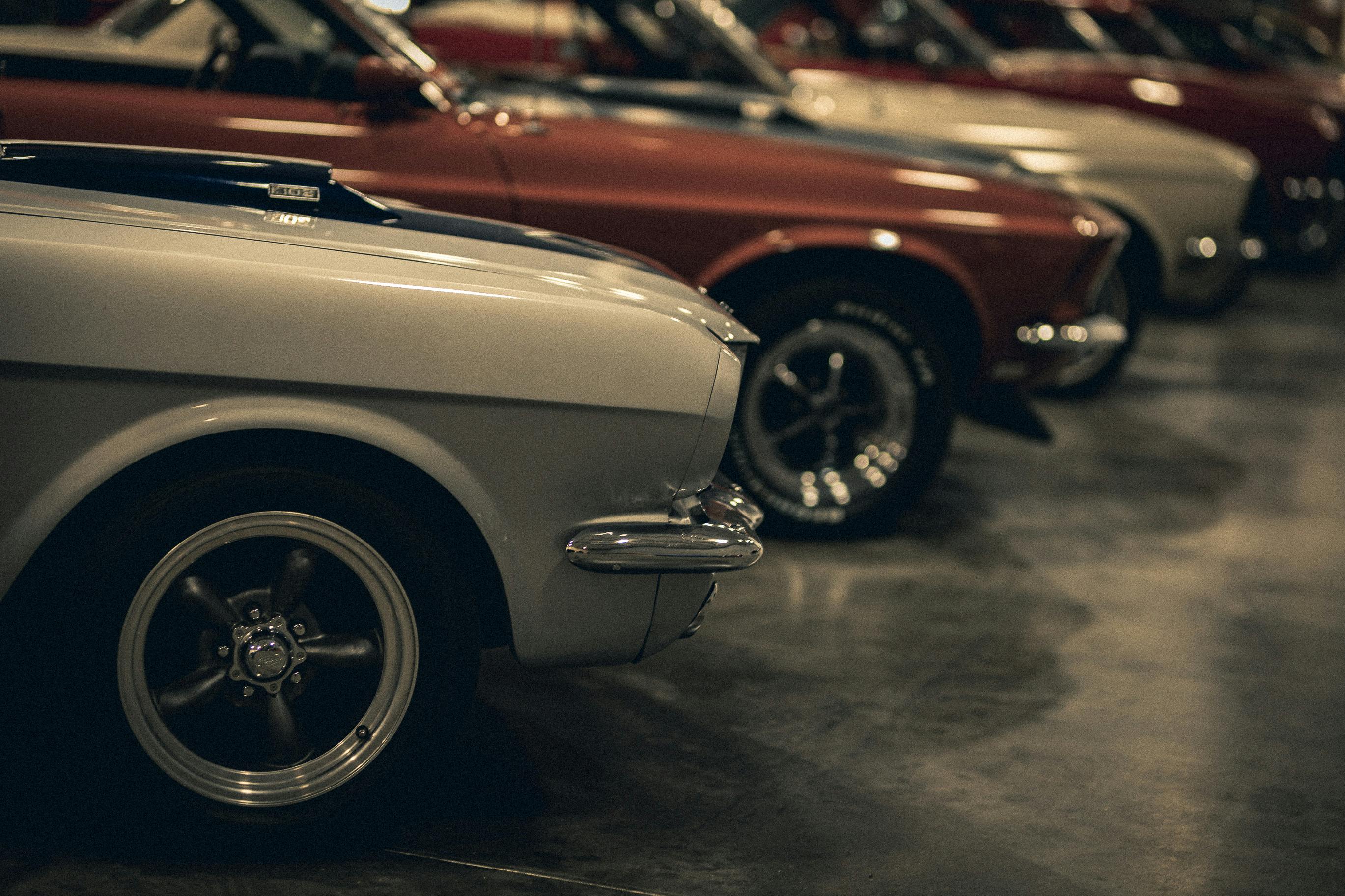 Cars gathered at a local meet supported by Gearheads Garage